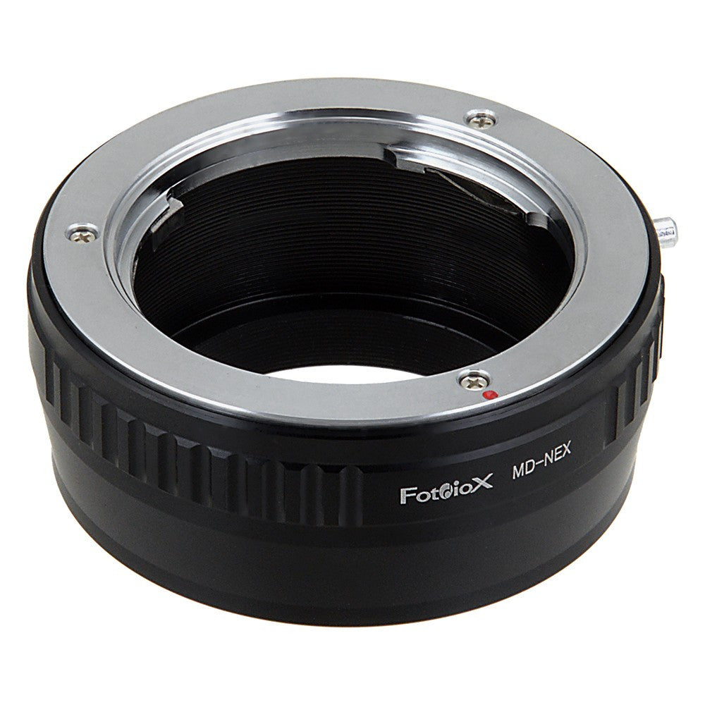 Fotodiox Lens Mount Adapter - Minolta Rokkor (SR / MD / MC) SLR Lens to Sony Alpha E-Mount Mirrorless Camera Body