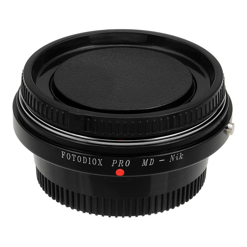 Fotodiox Pro Lens Mount Adapter - Minolta Rokkor (SR / MD / MC) SLR Lens to Nikon F Mount SLR Camera Body