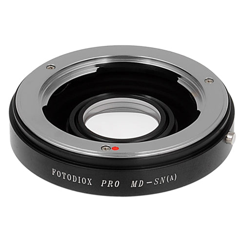 Fotodiox Pro Lens Mount Adapter - Minolta Rokkor (SR / MD / MC) Lens to Sony A-Mount (Minolta AF) Mount Cameras
