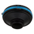 Fotodiox Pro Lens Adapter - Compatible with Nikon Nikkor F Mount G-Type D/SLR Lenses to C-Mount (1" Screw Mount) Cine & CCTV Cameras with Built-In Aperture Control Dial