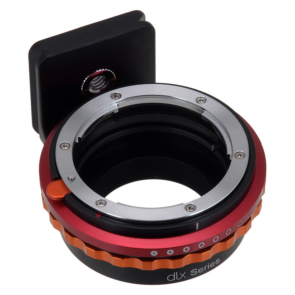 Fotodiox DLX Lens Adapter - Nikon Nikkor F Mount G-Type D/SLR Lens to Micro Four Thirds (MFT, M4/3) Mount Mirrorless Camera Body, with Long-Throw De-Clicked Aperture Control