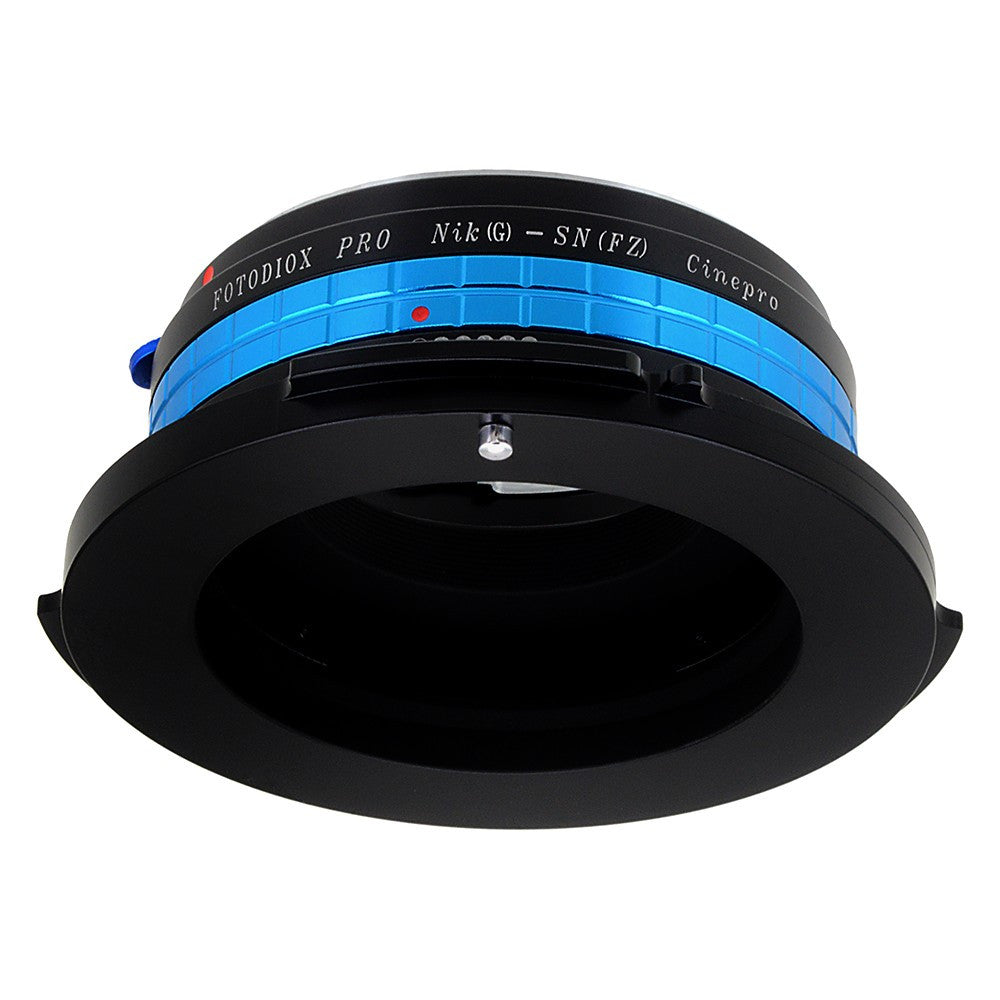 Fotodiox Pro Lens Adapter - Compatible with Nikon Nikkor F Mount G-Type D/SLR Lenses to Sony CineAlta FZ-Mount Cameras with Built-In Aperture Control Dial