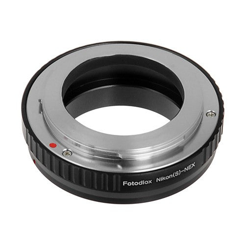 Fotodiox Lens Mount Adapter - Nikon Nikkor S Rangefinder Lens to Sony Alpha E-Mount Mirrorless Camera Body