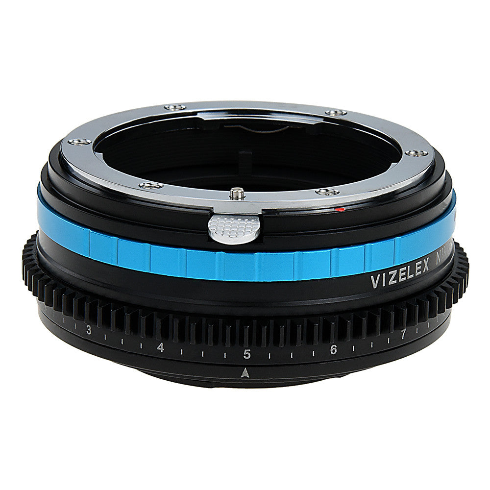 Vizelex Polar Throttle Lens Mount Adapter - Nikon Nikkor F Mount G-Type D/SLR Lens to Micro Four Thirds (MFT, M4/3) Mount Mirrorless Camera Body with Built-In Circular Polarizing Filter