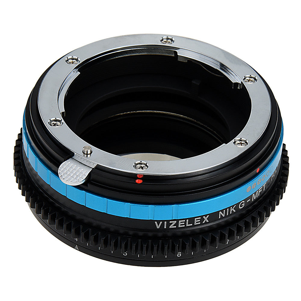 Vizelex Polar Throttle Lens Mount Adapter - Nikon Nikkor F Mount G-Type D/SLR Lens to Micro Four Thirds (MFT, M4/3) Mount Mirrorless Camera Body with Built-In Circular Polarizing Filter