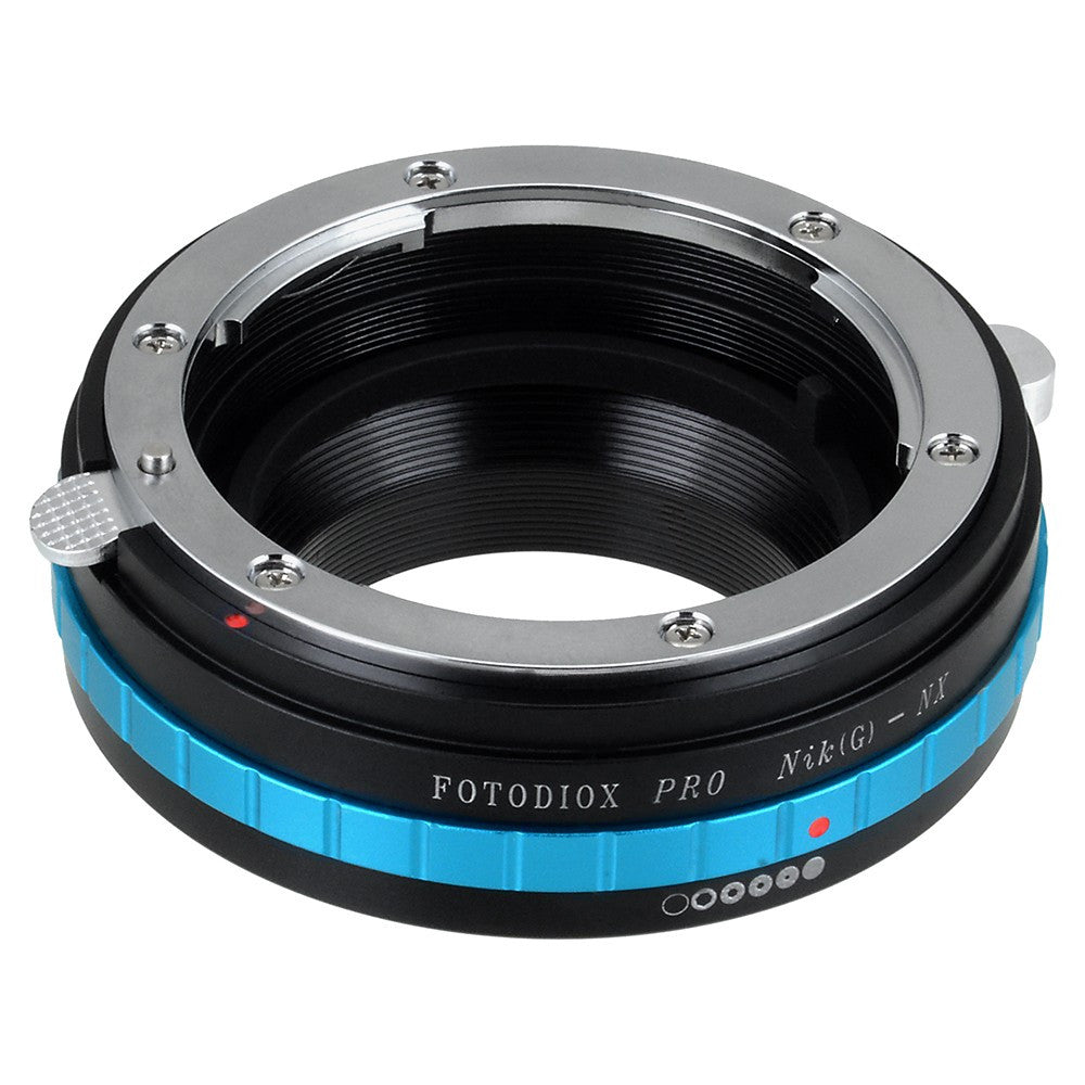 Fotodiox Pro Lens Adapter - Compatible with Nikon F Mount G-Type D/SLR Lenses to Samsung NX Mount Mirrorless Cameras