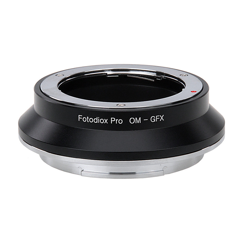 Fotodiox Pro Lens Adapter - Compatible with Olympus Zuiko (OM) 35mm SLR Lenses to Fujifilm G-Mount Digital Camera Body