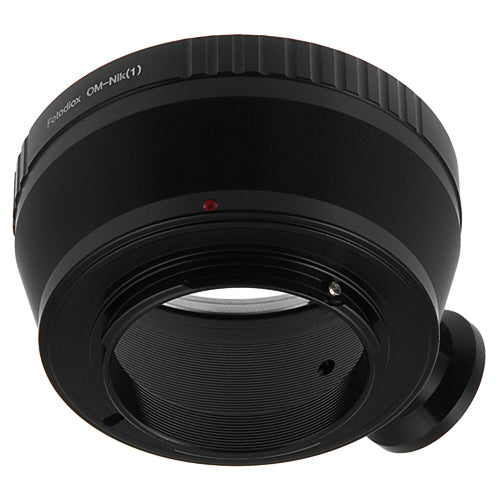Fotodiox Lens Adapter - Compatible with Olympus Zuiko (OM) 35mm SLR Lenses to Nikon 1-Series Mirrorless Cameras