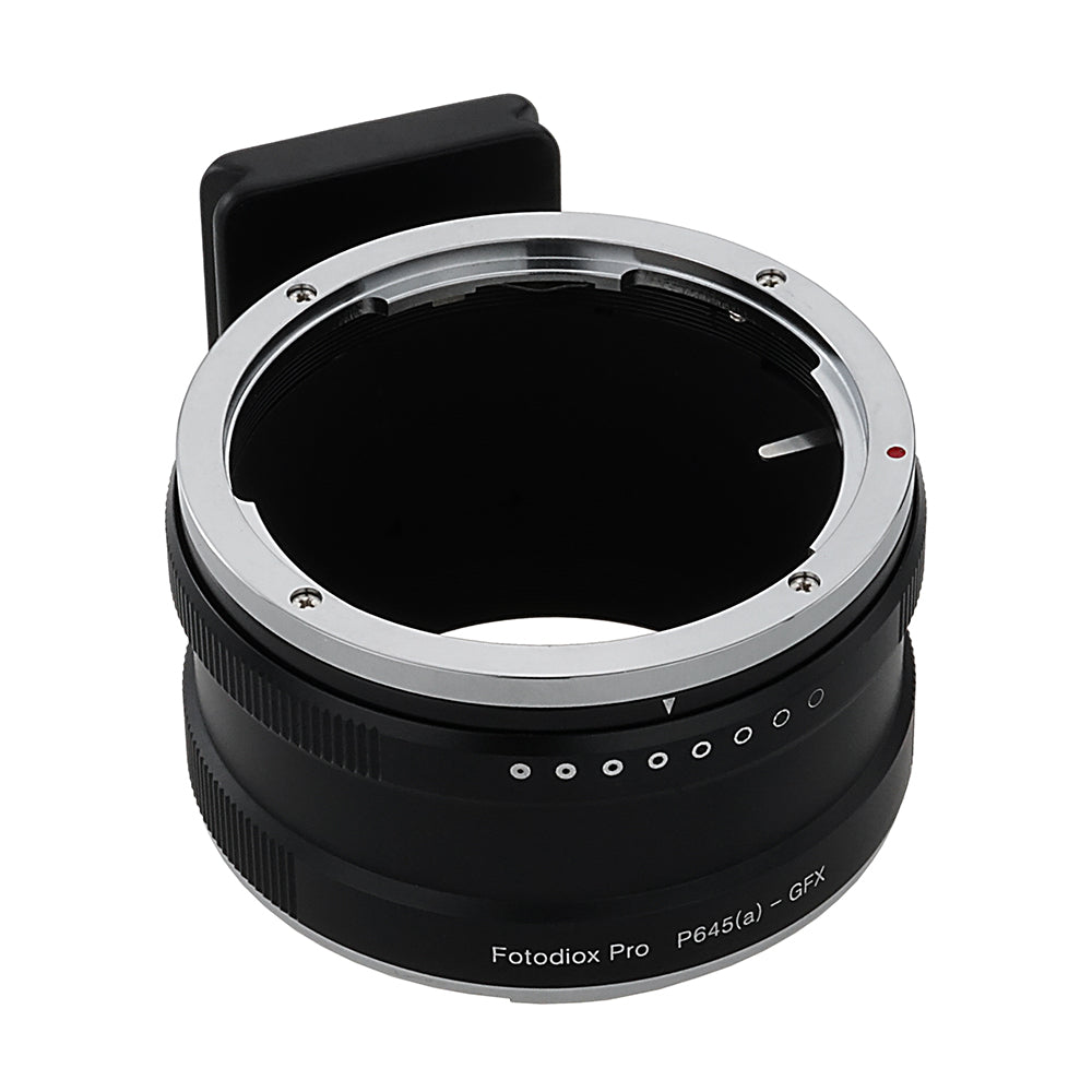 Fotodiox Pro Lens Adapter with Built-In Aperture Control Dial - Compatible with Pentax 645 (P645) Mount D FA & DA Auto Focus Lenses to Fujifilm G-Mount Digital Camera Body