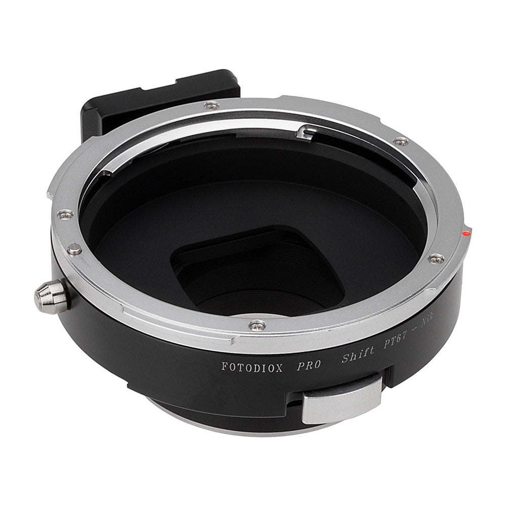 Fotodiox Pro Lens Mount Shift Adapter - Pentax 6x7 (P67, PK67) Mount SLR Lens to Nikon F Mount SLR Camera Body