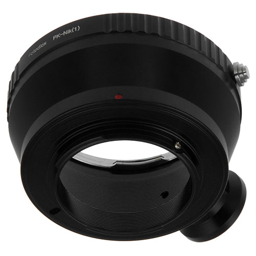 Fotodiox Lens Adapter - Compatible with Pentax K Mount (PK) SLR Lenses to Nikon 1-Series Mirrorless Cameras
