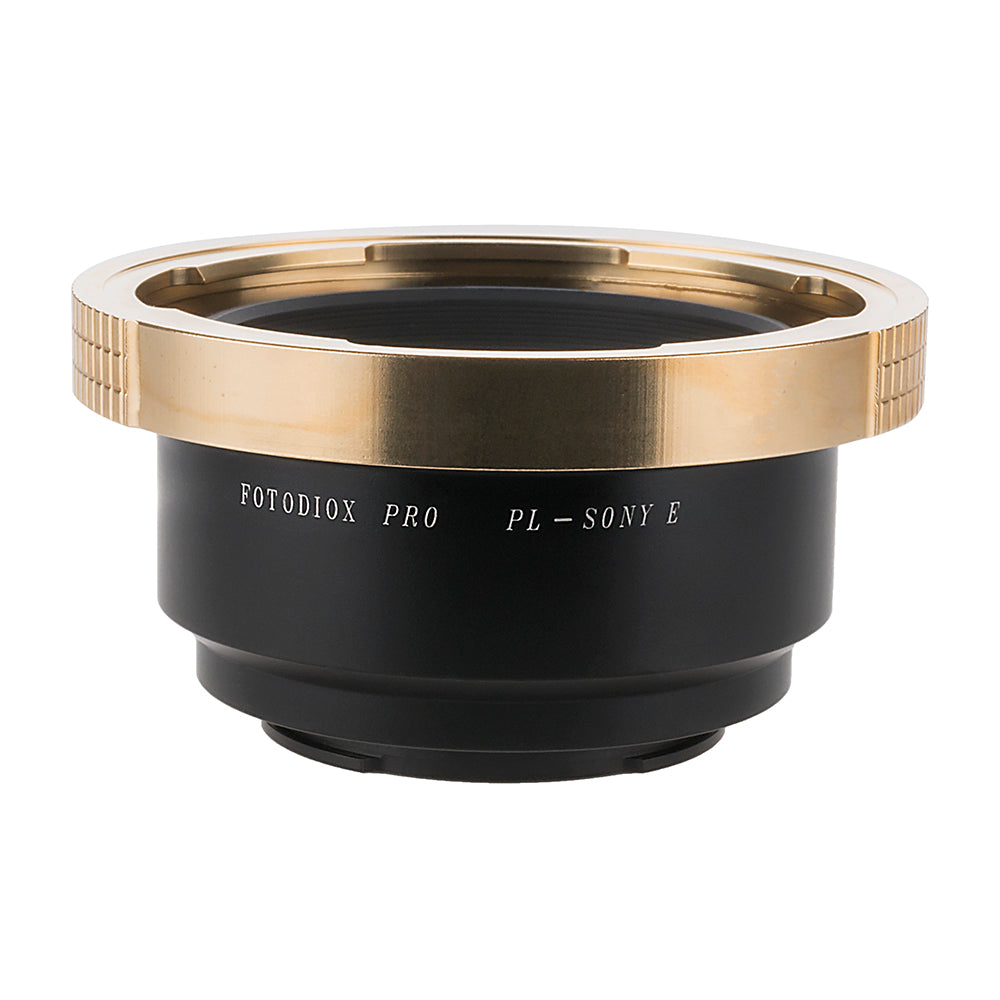 Fotodiox Pro Lens Mount Adapter - Arri PL (Positive Lock) Mount Lens to Sony Alpha E-Mount Mirrorless Camera Body