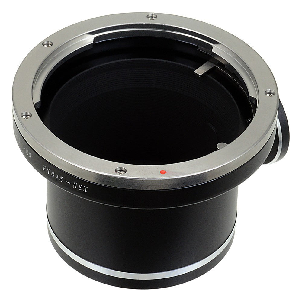 Fotodiox Pro Lens Mount Adapter - Pentax 645 (P645) Mount SLR Lens to Sony Alpha E-Mount Mirrorless Camera Body