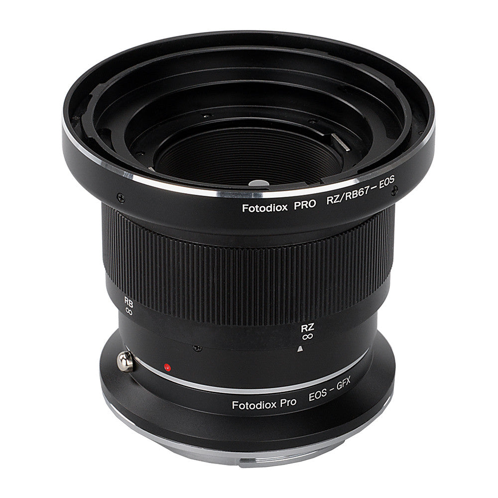 Fotodiox Pro Lens Mount Double Adapter, Mamiya RB67/RZ67 Mount and Canon EOS (EF / EF-S) D/SLR Lenses to Fujifilm G-Mount GFX Mirrorless Digital Camera Systems (such as GFX 50S and more)