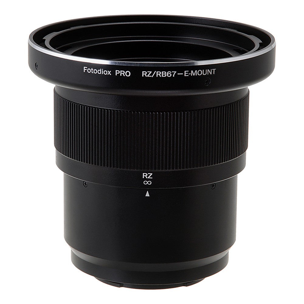 Mamiya RB67/RZ67 SLR Lens to Sony Alpha E-Mount Camera Body Adapter