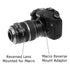 Macro Reverse Ring for Canon - Camera Mount to Filter Thread Adapter for Canon EOS (EF & EF-S) Camera Mounts
