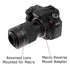 Macro Reverse Ring for Sony - Camera Mount to Filter Thread Adapter for Sony Alpha A-Mount Camera Mounts