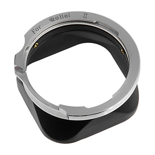 Fotodiox Pro Lens Hood for Rollei TLR Camera with Bay II (B2) Take Lens - Matte Finish, fits Twin Lens Rollei (TLR) Bay II Mount f/3.5 Xenotars and Biometars Lenses