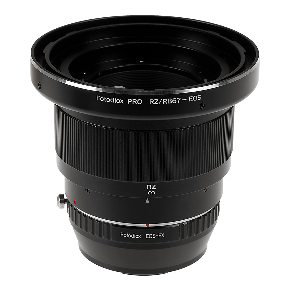 Fotodiox Pro Lens Mount Double Adapter, Mamiya RB67/RZ67 Mount and Canon EOS (EF / EF-S) D/SLR Lenses to Fujifilm Fuji X-Series Mirrorless Camera Body
