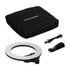 Fotodiox Selfie Starlite Vlog Light - 18in Bi-Color Dimmable LED Ring Light for Portrait, Photography, Makeup, YouTube, Live Streaming Video and more