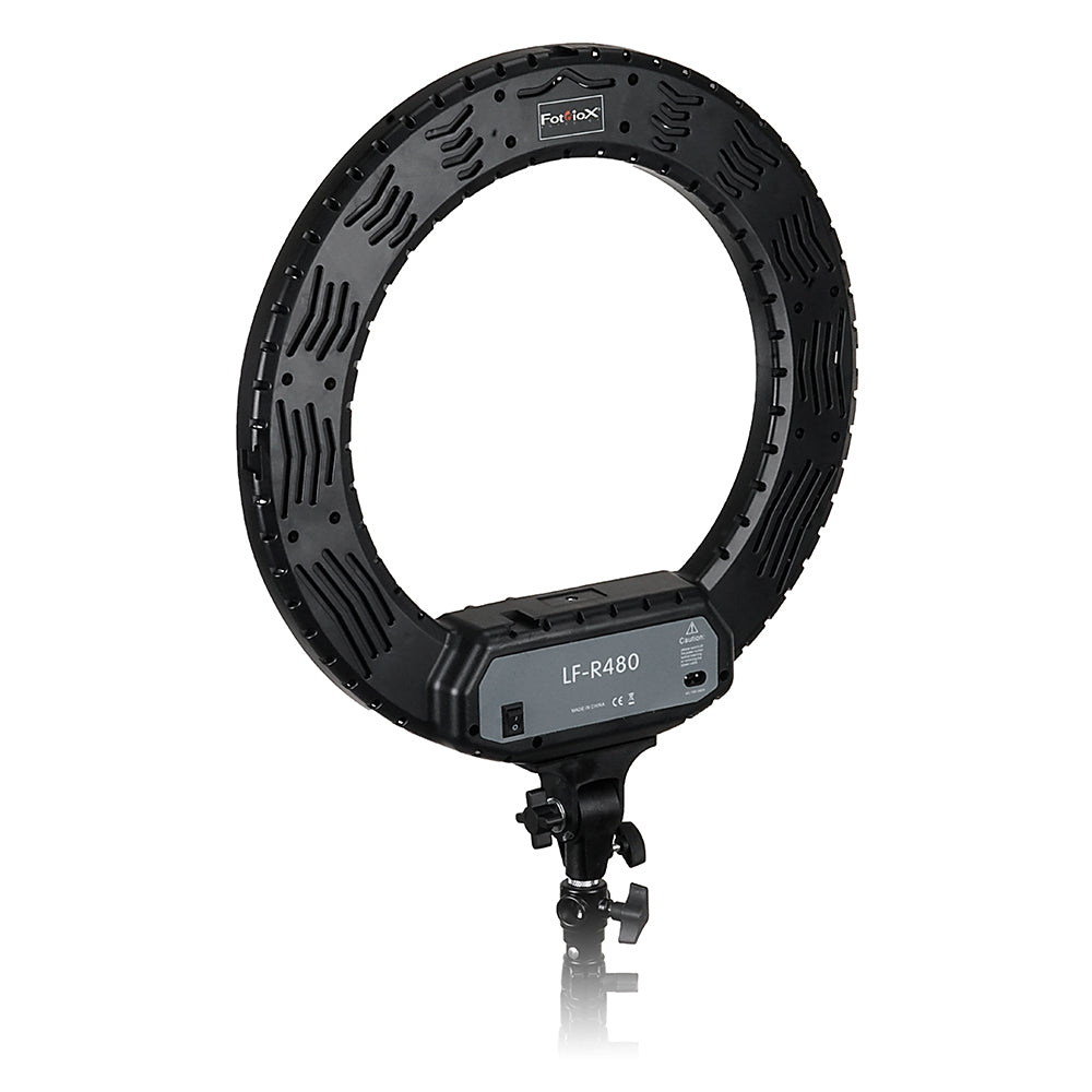 Fotodiox Selfie Starlite Vlog Light - 18in Bi-Color Dimmable LED Ring Light for Portrait, Photography, Makeup, YouTube, Live Streaming Video and more