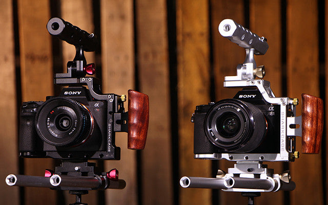 Fotodiox Pro Cinema Sharkcage for Sony α7-Series Cameras (α7, α7R, α7S) - Skeleton Housing, Protective Video Cage