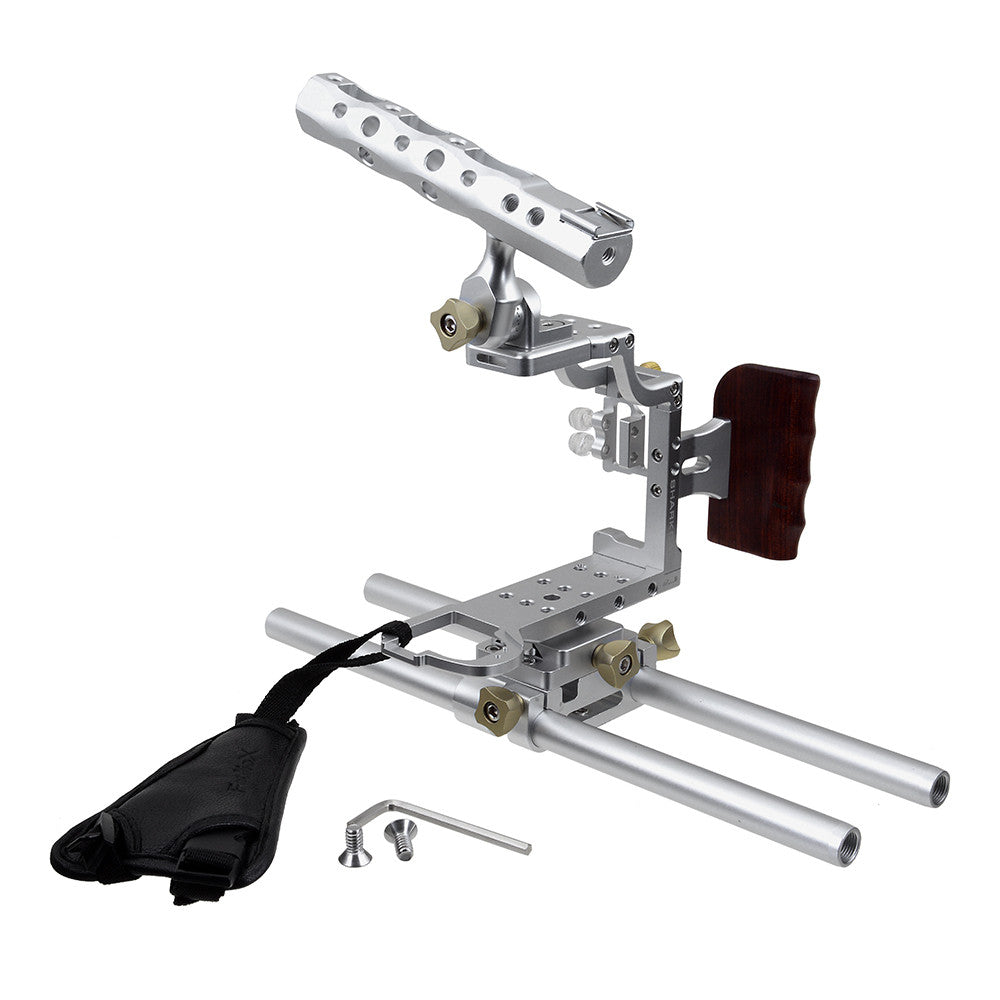 Fotodiox Pro Cinema Sharkcage for Sony α7-Series Cameras (α7, α7R, α7S) - Skeleton Housing, Protective Video Cage