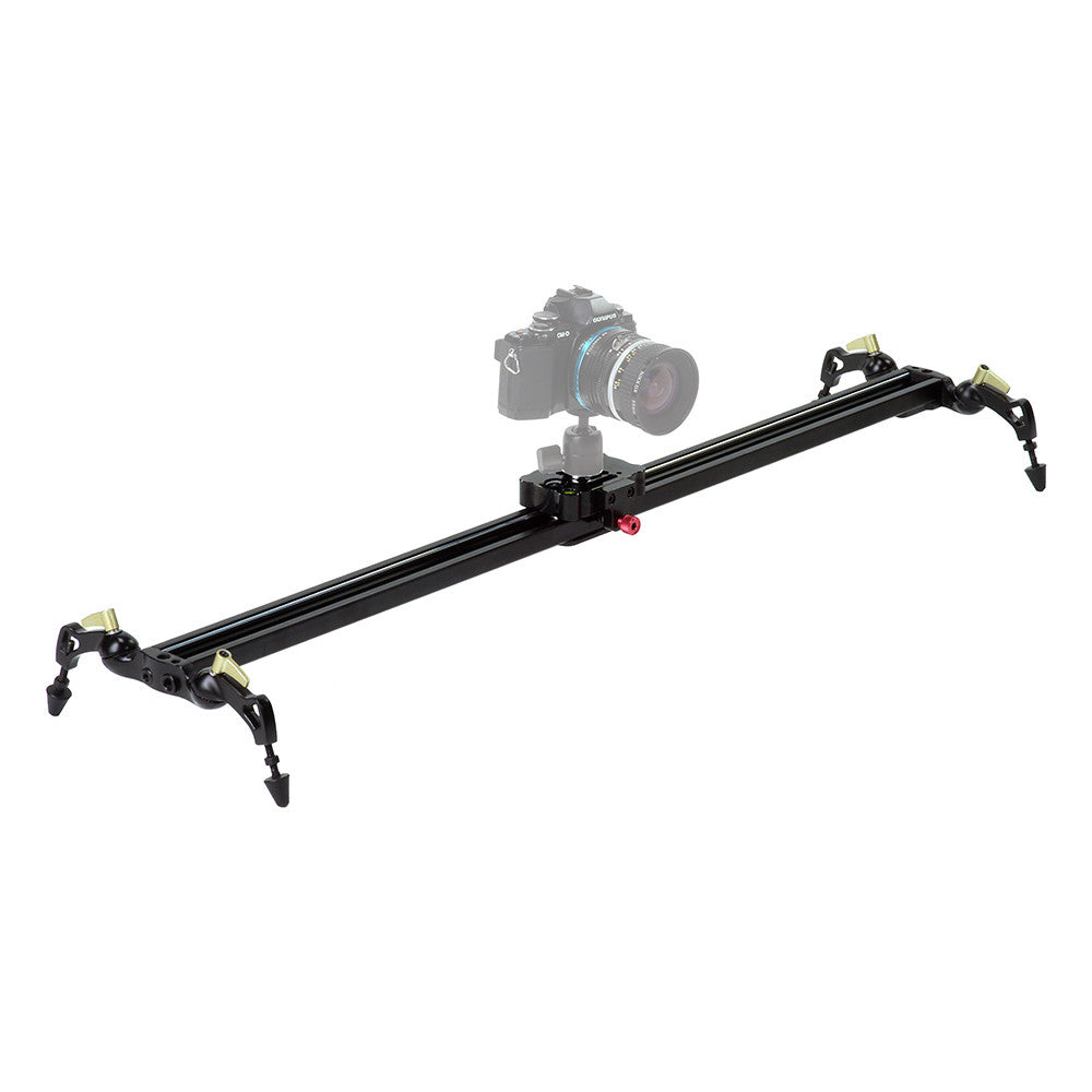 Fotodiox Pro SlideCam 800 - 32" Video Slider Stabilizer, DSLR Camera Track Slider, Linear Stabilization Rail System With Ball-Bearing Slide Mechanism, Adjustable Legs and Carrying Case