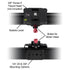 Fotodiox Pro SlideCam Video Slider Stabilizer, DSLR Camera Track Slider, Linear Stabilization Rail System With Ball-Bearing Slide Mechanism, Adjustable Legs and Carrying Case