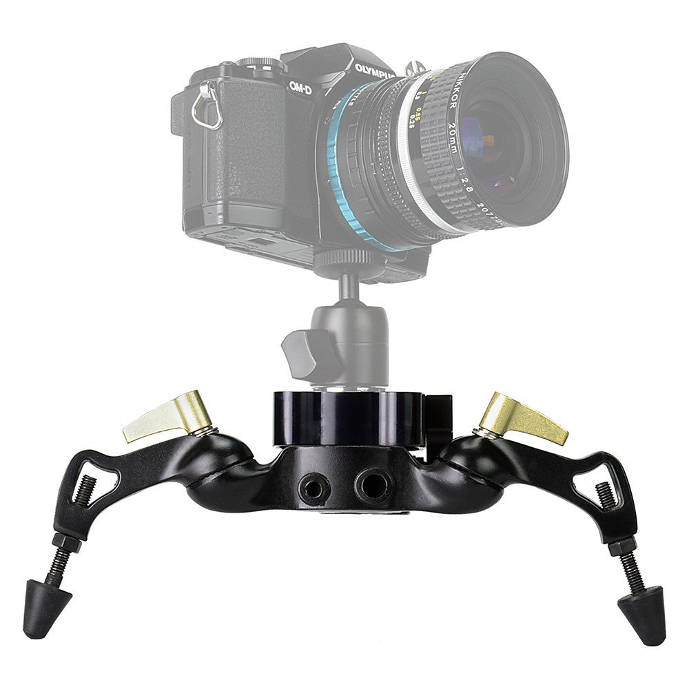 Fotodiox Pro SlideCam Video Slider Stabilizer, DSLR Camera Track Slider, Linear Stabilization Rail System With Ball-Bearing Slide Mechanism, Adjustable Legs and Carrying Case