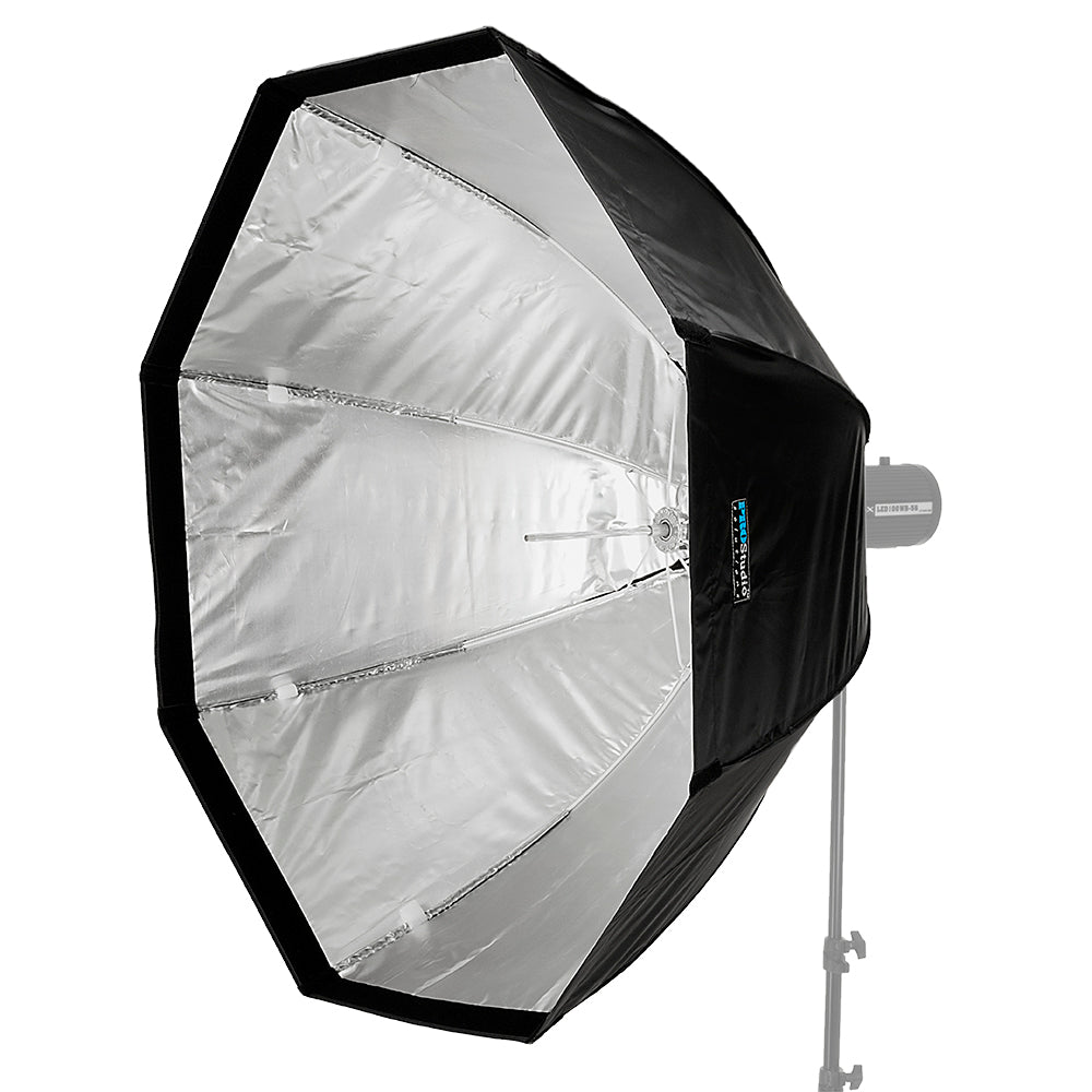 Pro Studio Solutions EZ-Pro Softbox with Bowens Speedring for Bowens,Calumet,Interfit and Compatible Lights - Quick Collapsible Softbox with Silver Reflective Interior with Double Diffusion Panels