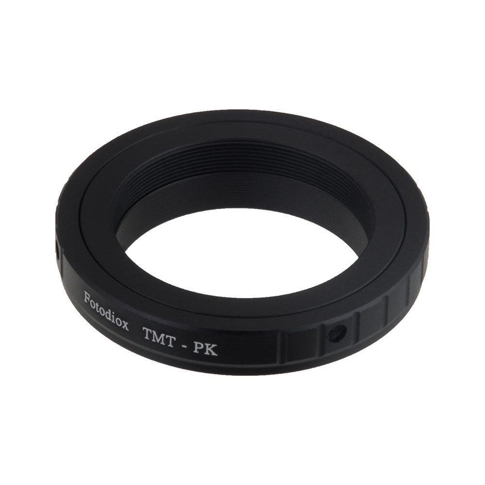 Fotodiox Lens Mount Adapter - T-Mount (T / T-2) Screw Mount SLR Lens to Pentax K (PK) Mount SLR Camera Body