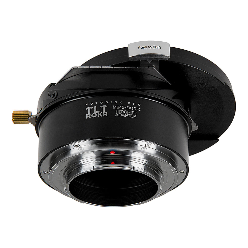 Fotodiox Pro TLT ROKR - Tilt / Shift Lens Mount Adapter for Mamiya 645 (M645) Mount Lenses to Fujifilm Fuji X-Series Mirrorless Camera Body