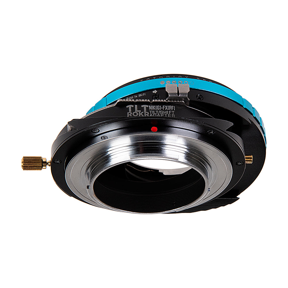 Fotodiox Pro TLT ROKR - Tilt / Shift Lens Mount Adapter for Nikon Nikkor F Mount G-Type D/SLR Lenses to Fujifilm Fuji X-Series Mirrorless Camera Body