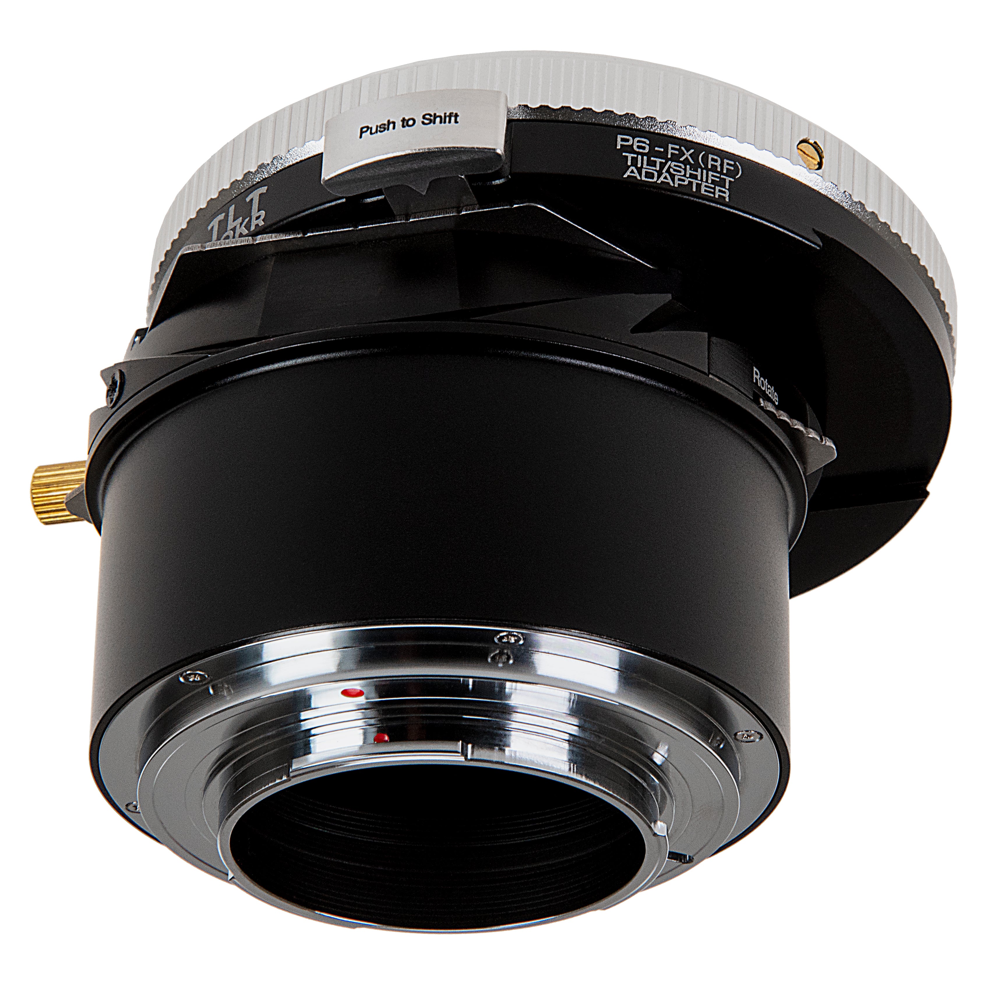 Fotodiox Pro TLT ROKR - Tilt / Shift Lens Mount Adapter for Pentacon 6 (Kiev 66) SLR Lenses to Fujifilm Fuji X-Series Mirrorless Camera Body