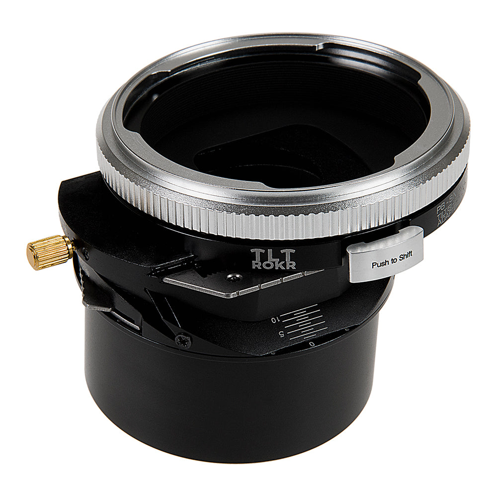 Fotodiox Pro TLT ROKR - Tilt / Shift Lens Mount Adapter for Pentacon 6 (Kiev 66) SLR Lenses to Sony Alpha E-Mount Mirrorless Camera Body