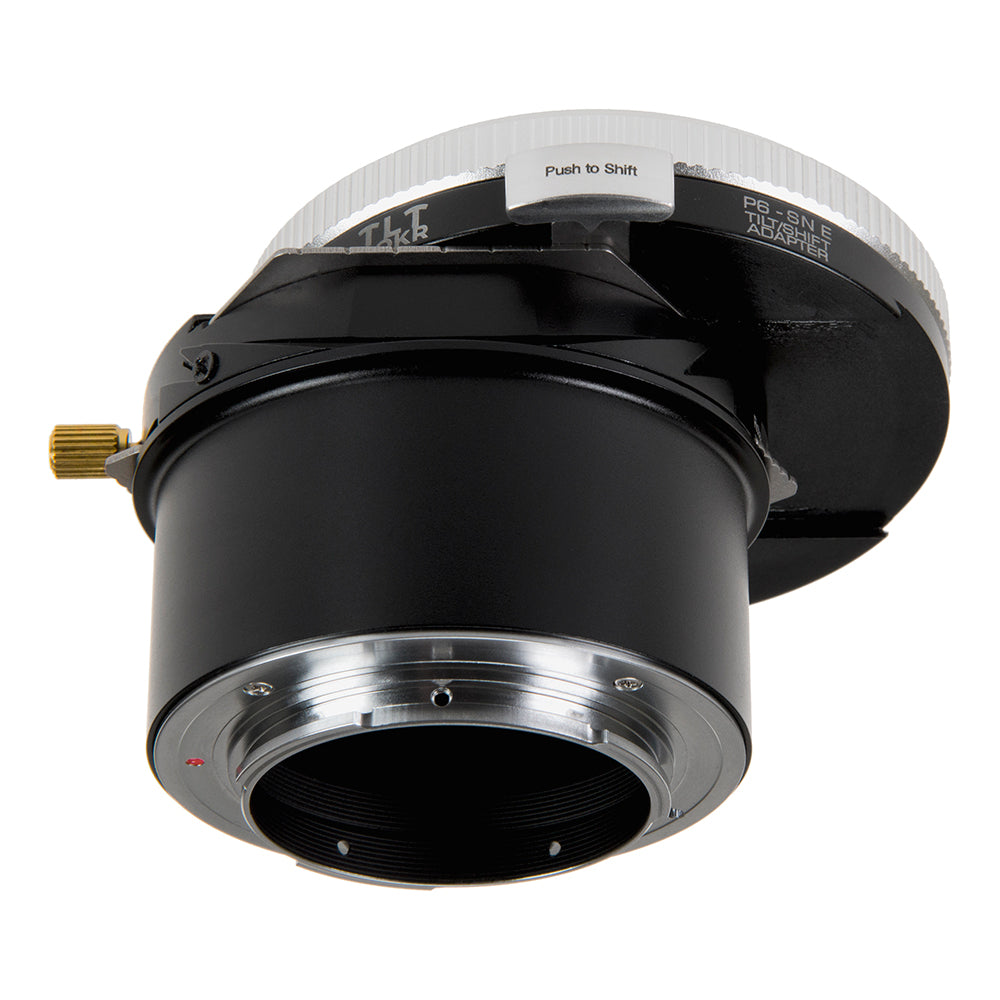 Fotodiox Pro TLT ROKR - Tilt / Shift Lens Mount Adapter for Pentacon 6 (Kiev 66) SLR Lenses to Sony Alpha E-Mount Mirrorless Camera Body