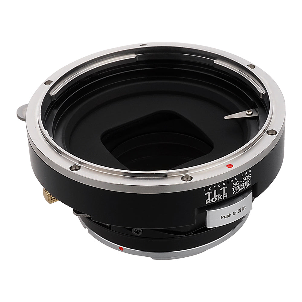 Fotodiox Pro TLT ROKR - Tilt / Shift Lens Mount Adapter Compatible with for Bronica SQ Mount Lenses to Canon EOS (EF, EF-S) Mount SLR Camera Body - with Generation v10 Focus Confirmation Chip