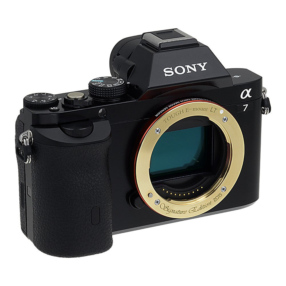 The Tough E-Mount Signature Edition LT from Fotodiox Pro - A Distinctive Brass, Light Tight Replacement Lens Mount for Compatible Sony NEX & E-Mount Camera Bodies