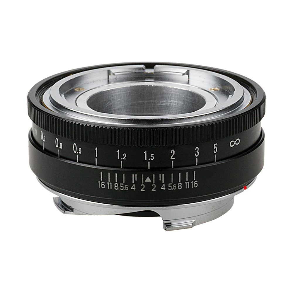Fotodiox Pro Lens Adapter with Leica 6-Bit M-Coding & Focus Dial - Compatible with Voigtländer Nokton & Ultron 50mm Lenses to Leica M Mount Rangefinder Cameras