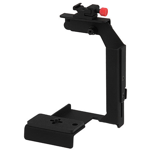 Fotodiox Compact Digital Video (DV) Rotating Light / Flash-Flip Camera Bracket - For Nikon, Canon, Pentax, Olympus, Sony, Fujifilm, Leica, Minolta, Panasonic