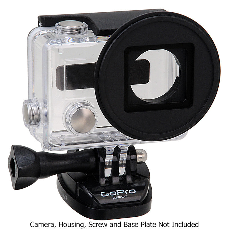 Fotodiox Pro WonderPana Go H3+ Neutral Density Kit - GoTough Filter Adapter System f/ GoPro HERO3+/4 Slimline Skeleton or Underwater Housing with Three Neutral Density Filters (ND2, ND4, ND8)
