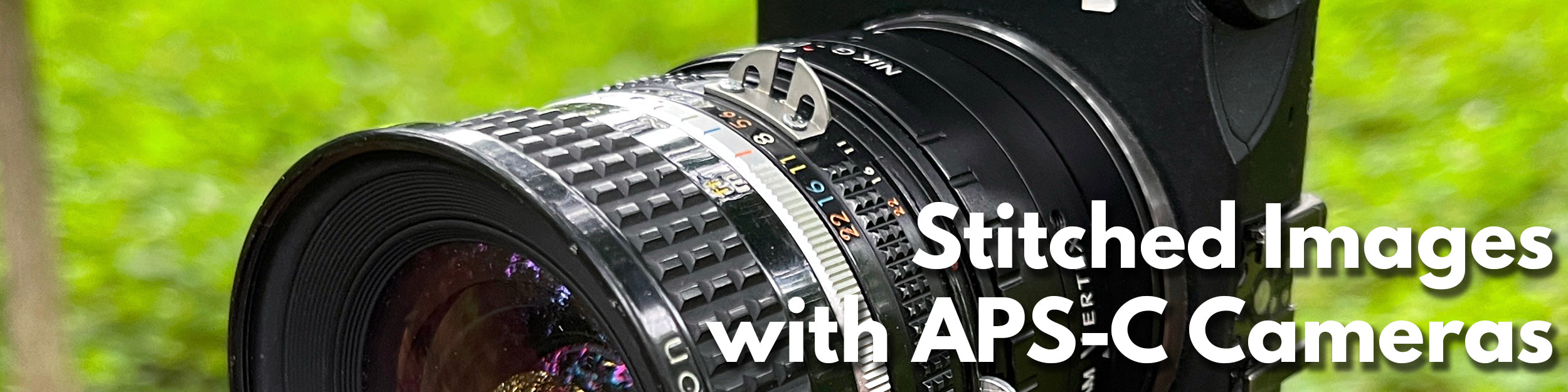Creating Full Frame+ Stitched Images with an APS-C RhinoCam Vertex