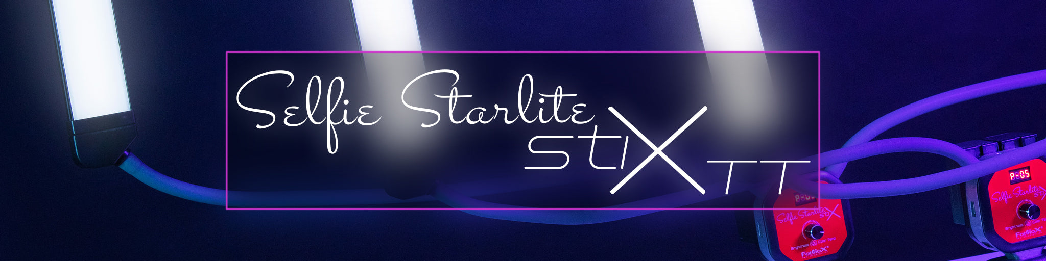 Selfie Starlite Stix TT Our Tabletop Vlog Light
