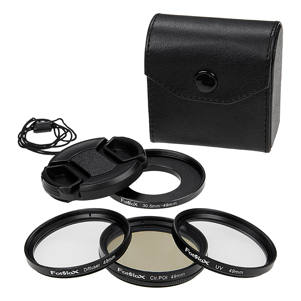 Starter Set for Camp Snap 2 - Step-Up Ring & Inner Pinch Lens Cap with Optional Add-on Filter Kit