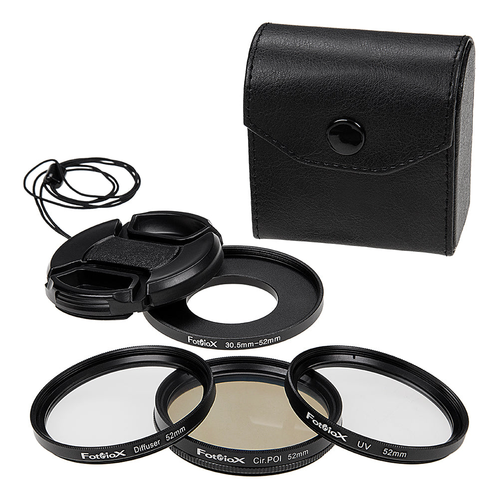 Starter Set for Camp Snap 2 - Step-Up Ring & Inner Pinch Lens Cap with Optional Add-on Filter Kit