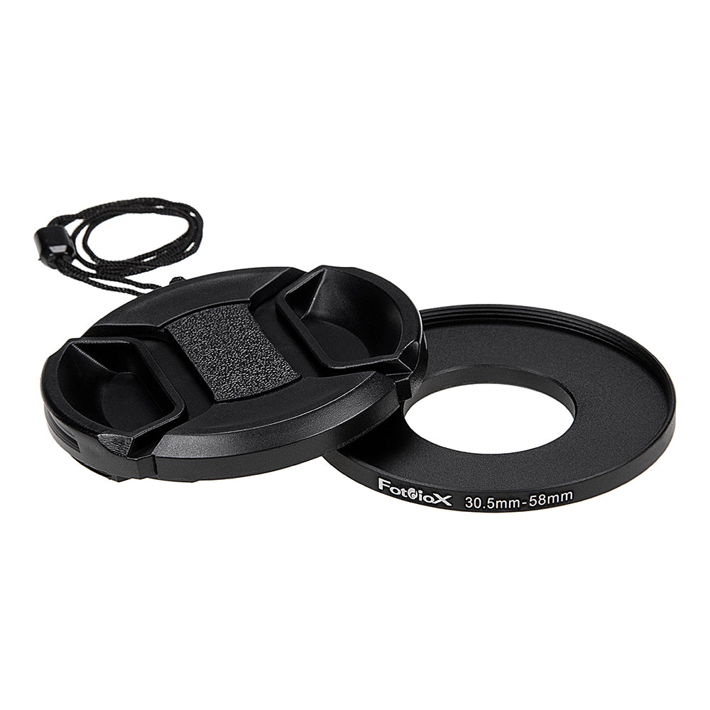 Starter Set for Camp Snap 2 - Step-Up Ring & Inner Pinch Lens Cap with Optional Add-on Filter Kit