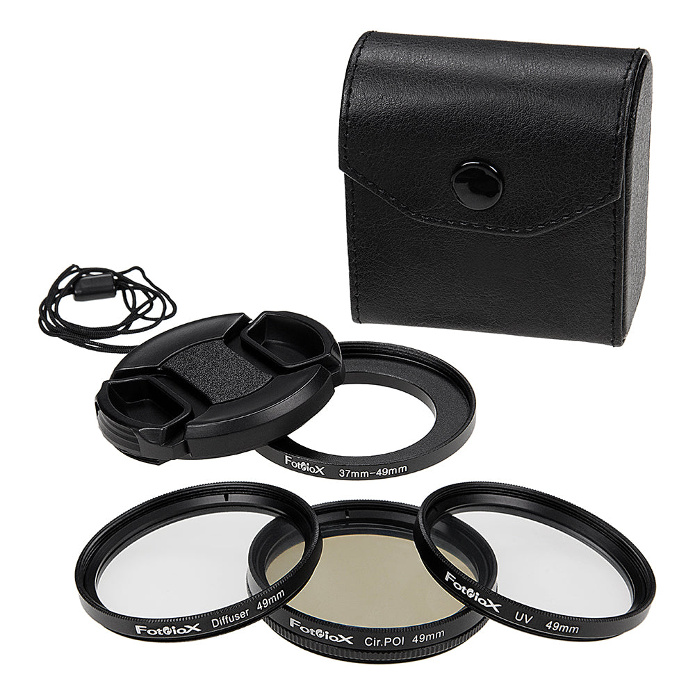 Starter Set for Camp Snap Pro - Step-Up Ring & Inner Pinch Lens Cap with Optional Add-on Filter Kit