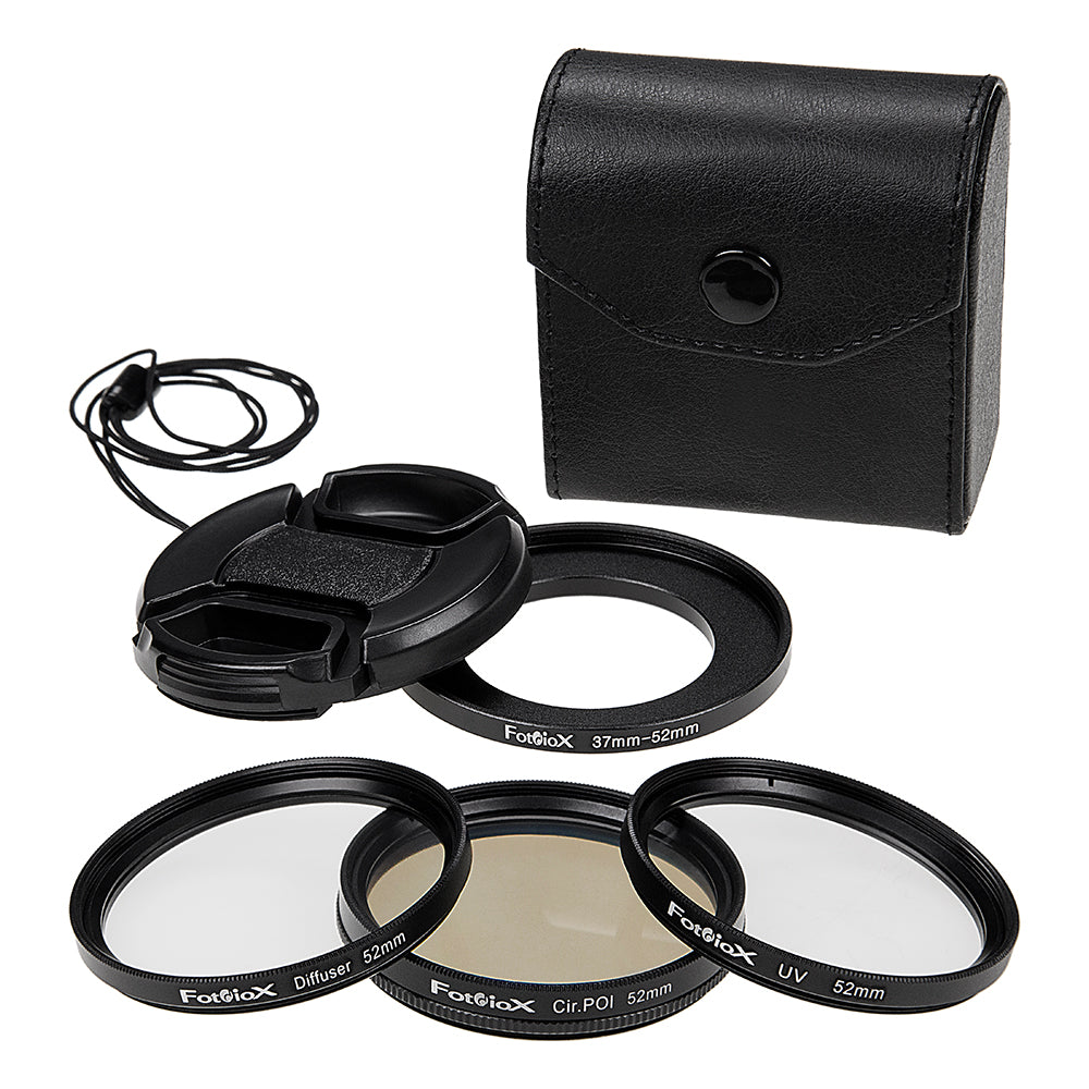 Starter Set for Camp Snap Pro - Step-Up Ring & Inner Pinch Lens Cap with Optional Add-on Filter Kit