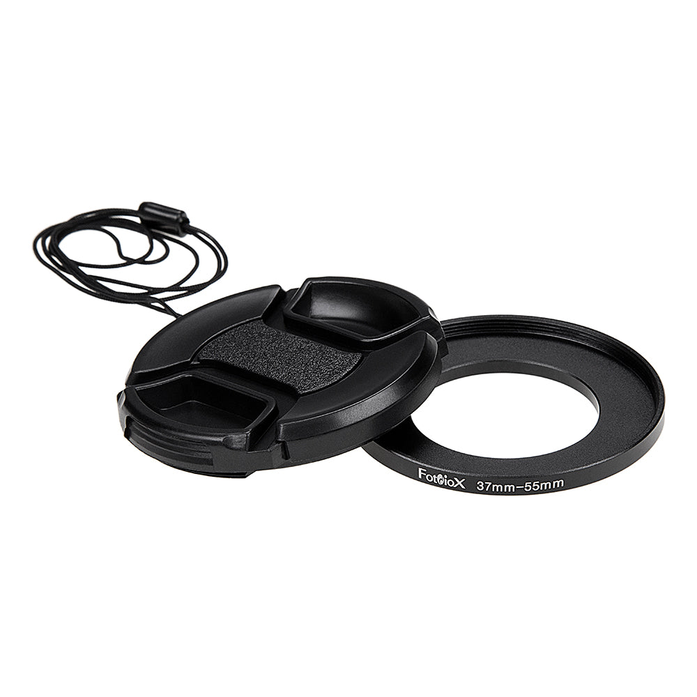 Starter Set for Camp Snap Pro - Step-Up Ring & Inner Pinch Lens Cap with Optional Add-on Filter Kit